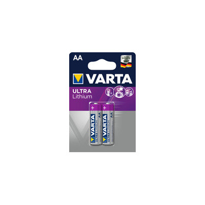 2x piles VARTA au lithium ULTRA Lithium - Mignon (AA) - 1,5v