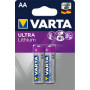 2x piles VARTA au lithium ULTRA Lithium - Mignon (AA) - 1,5v