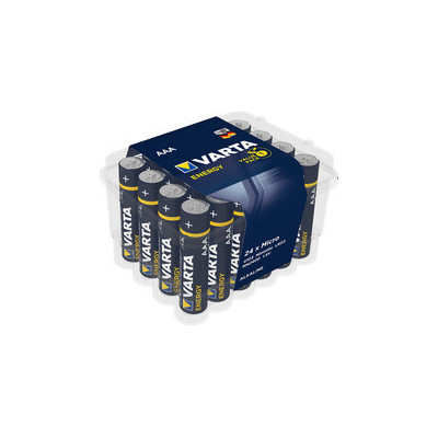 24x piles VARTA alcaline Energy - Micro (AAA/LR3) - 1,5v