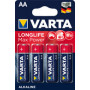 4x piles VARTA alcaline LONGLIFE Max Power - Mignon - (AA) - 1,5v