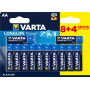 12x piles VARTA alcaline LONGLIFE Power - Mignon AA - 8+4 GRATUIT - 1,5v