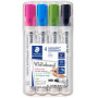 Feutre tableau blanc - STAEDTLER Lumocolor 351 - 2mm pointe ogive - COULEURS ASSORTIES