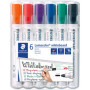 Feutre tableau blanc - STAEDTLER Lumocolor 351 - 2mm pointe ogive - COULEURS ASSORTIES