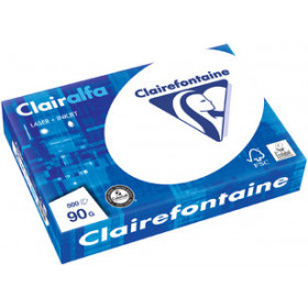 Papier Clairalfa CLAIRFONTAINE A4 - 80g - BLANC - 500 feuilles - 21x29,7cm