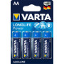 4x piles VARTA alcaline High Energy - Mignon (AA/LR6)- 1,5v