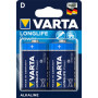 2x piles VARTA alcaline LONGLIFE Power - Mono (D/LR20) - 1,5v