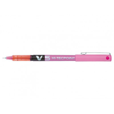 Stylo roller - PILOT V5 - 0,3mm- ROSE