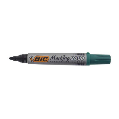 Marqueur permanent - BIC 2000 Ecolutions - 1,7mm pointe ogive - VERT