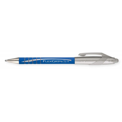 Stylo bille rétractable PAPERMATE FlexGrip Elite - B - 1,4mm - BLEU