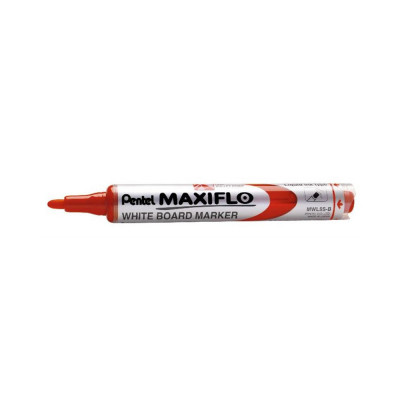 Feutre tableau blanc - PENTEL MAXIFLO MWL5S - 2mm pointe ogive - ROUGE