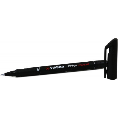 Stylo feutre permanent - STABILO OHPen universal - 0,4mm- NOIR