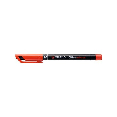 Stylo feutre permanent - STABILO OHPen universal - 1mm- ROUGE