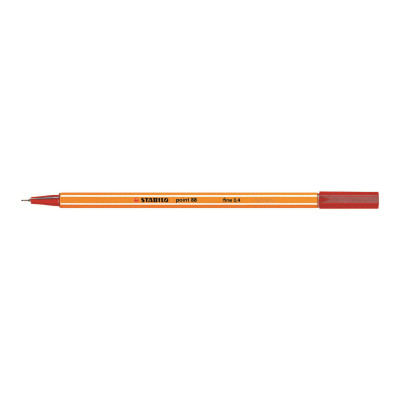 Stylo feutre - STABILO Fineliner Point 88 - 0,4mm- ROUGE