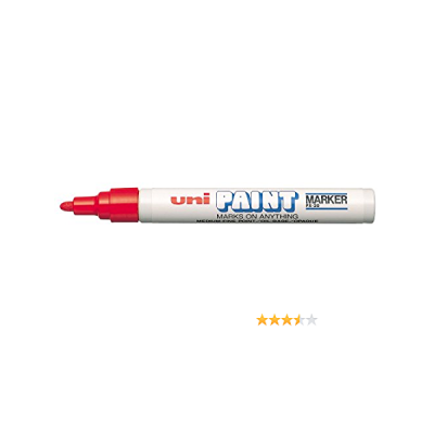 Marqueur permanent - UNIBALL PAINT PX-21 - 0,8-1,2mm pointe ogive - ROUGE