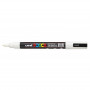 Marqueur - POSCA PC-3M - 0,9-1,3mm pointe ogive - BLANC