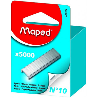 Boîte 5000x Agrafes Maped Nº 10 - zingué