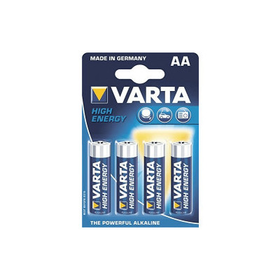 8x piles VARTA alcaline High Energy - Mignon (AA/LR6)- 1,5v