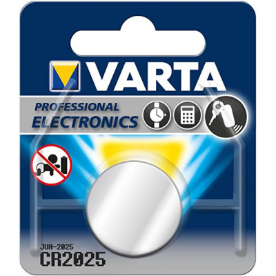 Pile bouton VARTA lithium Electronics - CR2025 - 3v