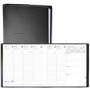 Agenda QUOVADIS Direction® couverture Impala noir 24x24cm - 1 semaine sur 2 pages
