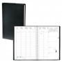 Agenda QUOVADIS Ministre «S» - 16x24 cm - 1 semaine sur 2 pages + répertoire - NOIR