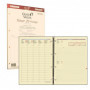Recharge agenda QUOVADIS Timer 29 prestige 21x29.7cm - 1 semaine sur 1 page + NOTES - VERTICAL
