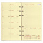 Recharge QUOVADIS Timer 17 pocket ivoire 9x17cm - 1 semaine sur 1 page + NOTES - HORIZONTAL