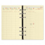 Recharge QUOVADIS Timer 17 Prestige 10x17cm - 1 semaine sur 2 pages - VERTICAL