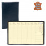 Agenda QUOVADIS PRESIDENT Prestige cuir pleine fleur Montebello noir 21x27cm - 1 semaine sur 2 pages
