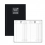 Agenda QUOVADIS RECETTES/DEPENSES Vanolin noir 13x21cm - 1 jour par page