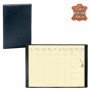 Agenda de poche QUOVADIS RANDONNEE Prestigecuir pleine fleur Montebello noir 9x12,5cm - 1 semaine sur 2 pages