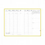 Recharge agenda QUOVADIS Ministre tranche OR 16x24 cm - 1 semaine sur 2 pages + répertoire
