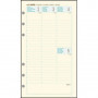 Recharge agenda EXACOMPTA Exatime 17 Ivoire Etroit - 9x17cm - 1 semaine sur 2 pages - VERTICAL
