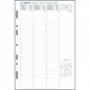 Recharge agenda EXACOMPTA Exatime 21 - 210x142mm - 1 semaine sur 2 pages - VERTICAL