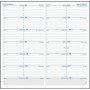 Recharge agenda EXACOMPTA SL17 tranche or - 175x90mm - 1 semaine par page - HORIZONTAL