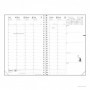 Recharge pour agenda QUOVADIS MINISTRE S à spirale format 16x24cm