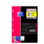 Lot 400 feuilles simples OXFORD Etudiants - carreaux 5x5mm - 210x297mm