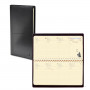 QUOVADIS - Agenda PLANITAL - Soho noir ebene  - 8,8x17cm - 1 semaine sur 2 pages + répertoire