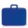 Mallette PC Portable 17" BOMBATA CLASSIC vinyle BLEU COBALT - 46,5x35x8cm