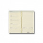 Recharge agenda BREPOLS Notaplan à spirales - 7 LANGUES - 9x16cm - 1 semaine sur 2 pages