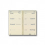 Recharge agenda BREPOLS Optivision pocket spirale - 9x16cm - 1 semaine sur 2 pages