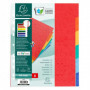 Lot 6x Intercalaires A4+ EXACOMPTA 24x30cm - carte lustrée 225g