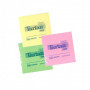 Bloc notes repositionnable TARTAN 76x76mm - NEON (COLORIS ALEATOIRES)