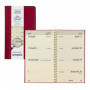Agenda BREPOLS Optivision pocket 9x16cm PALERMO - 1 semaine sur 2 pages Horizontal - ROUGE