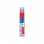 Lot 3 recharges PILOT pour FRIXION BALL BLS-FR7 - ROUGE