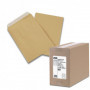 Boîte 250x Enveloppes C4 229x324mm GPV - kraft marron - bande détachable