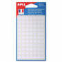 Sachet 539 Etiquettes rondes Ø8mm AGIPA - BLANC