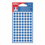 Sachet 462 Etiquettes rondes Ø8mm AGIPA - BLEU