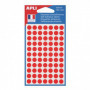 Sachet 462 Etiquettes rondes Ø8mm AGIPA - ROUGE