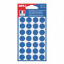 Sachet 168 Etiquettes rondes Ø15mm AGIPA - BLEU