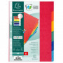 Lot 6x Intercalaires A4 EXACOMPTA 21x29,7cm - carte lustrée 225g